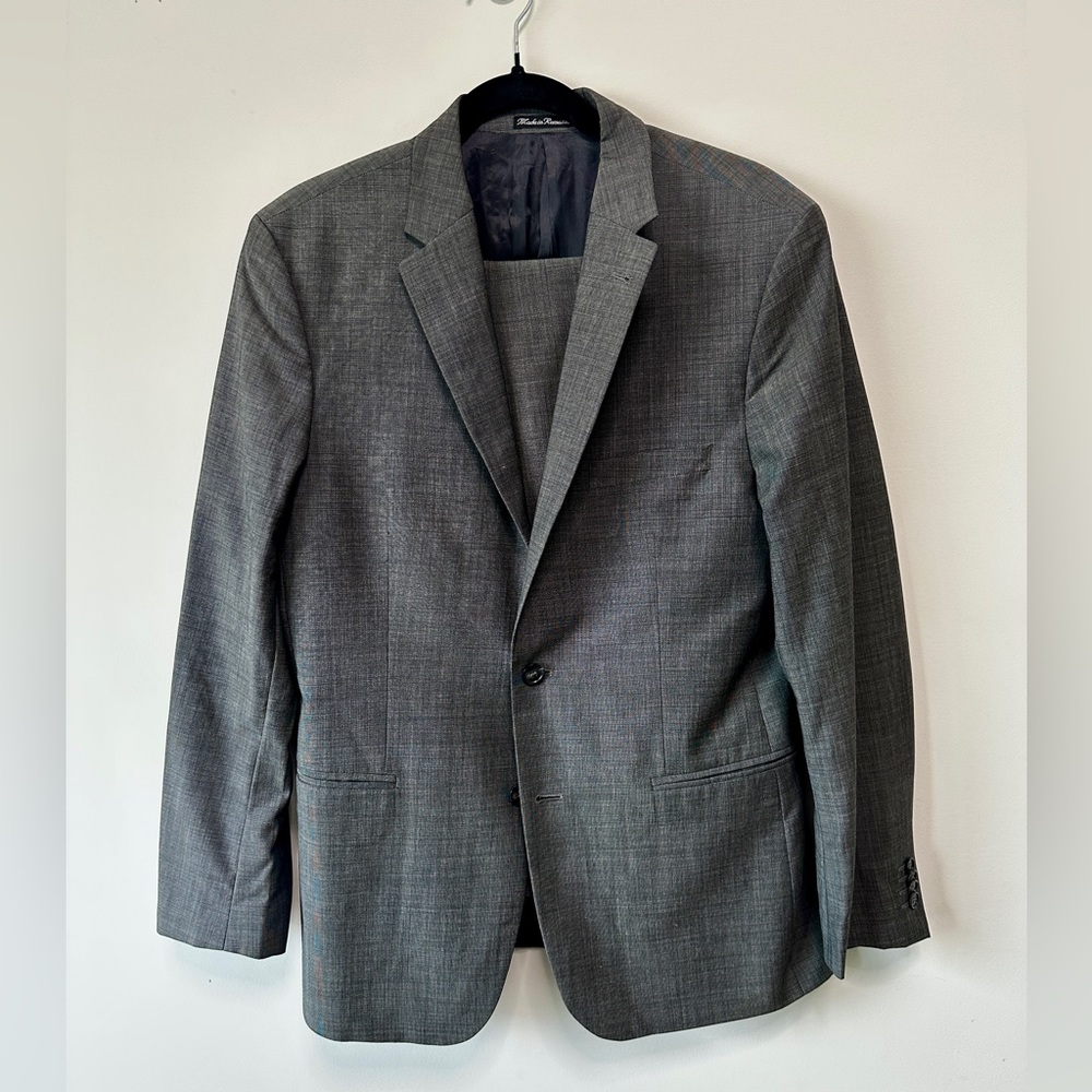 H&M - Men's Slim Fit Wool Gray Blazer Sz. 38R